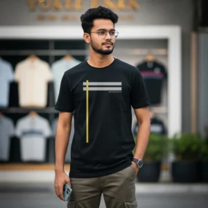 Export Quality 100% Cotton Crew Neck Printed T-shirt