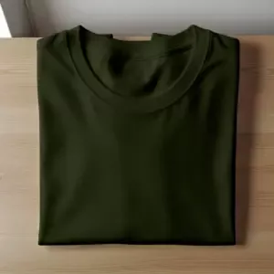 Export Quality 100% Cotton Fabric Crew Neck T-shirt