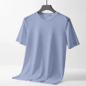 Export 2/2 Ribbed Cotton Half Sleeve T-shirt