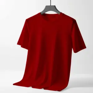Export 2/2 Ribbed Cotton Half Sleeve T-shirt